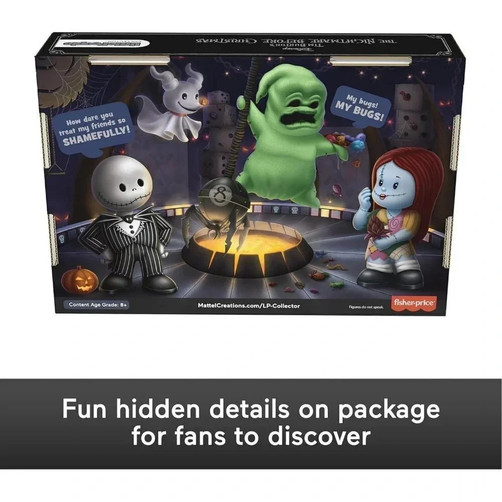 Fisher Little People Disney Tim Burton’s Christmas Special Edition Set - Picture 6 of 6